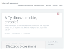 Tablet Screenshot of niecodzienny.net